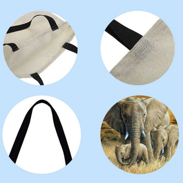 Linen Tote Bag - Animal