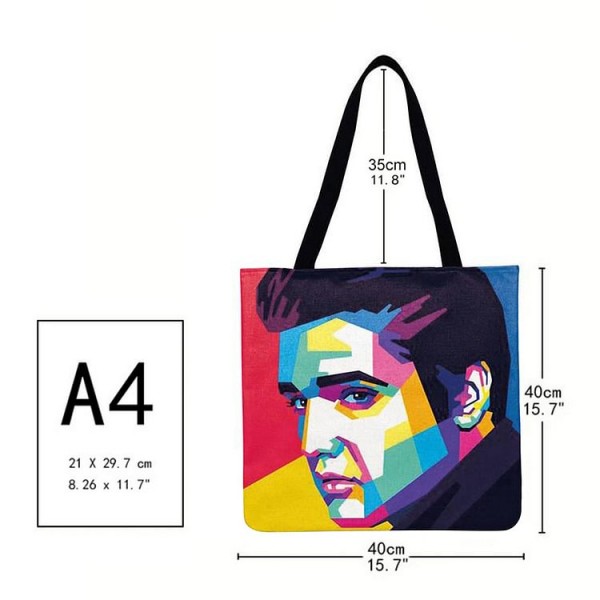 Linen Tote Bag - Pop Monroe