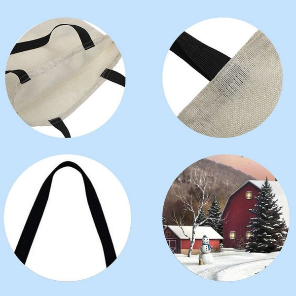 Linen Tote Bag - Snow