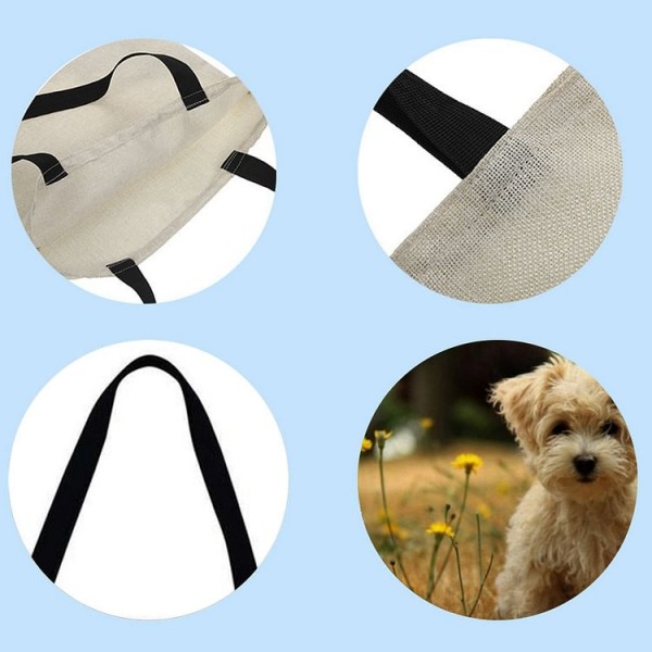 Linen Tote Bag -  Charles Spaniel Dog