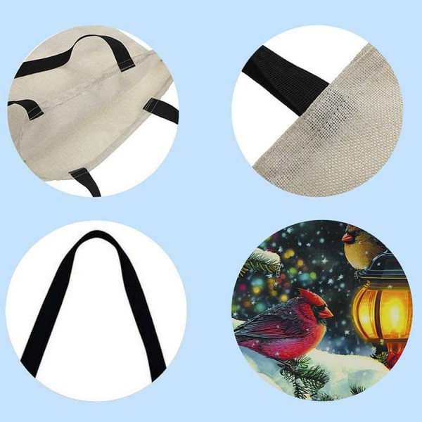 Linen Tote Bag -  Cardinals