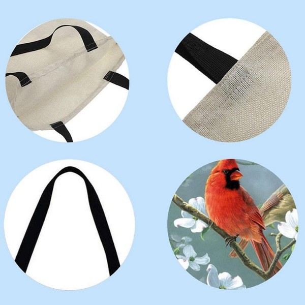 Linen Tote Bag -  Cardinals