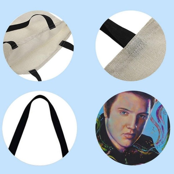 Linen Tote Bag -  Elvis Presley