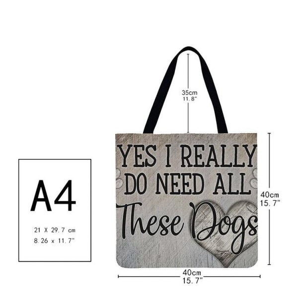 Linen Tote Bag -  Belief