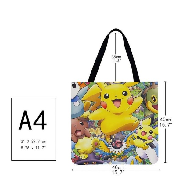 Linen Tote Bag -  Pokémon