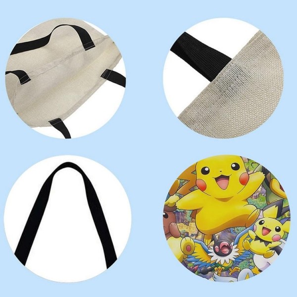 Linen Tote Bag -  Pokémon