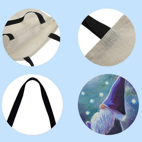 Linen Tote Bag -  Gnome