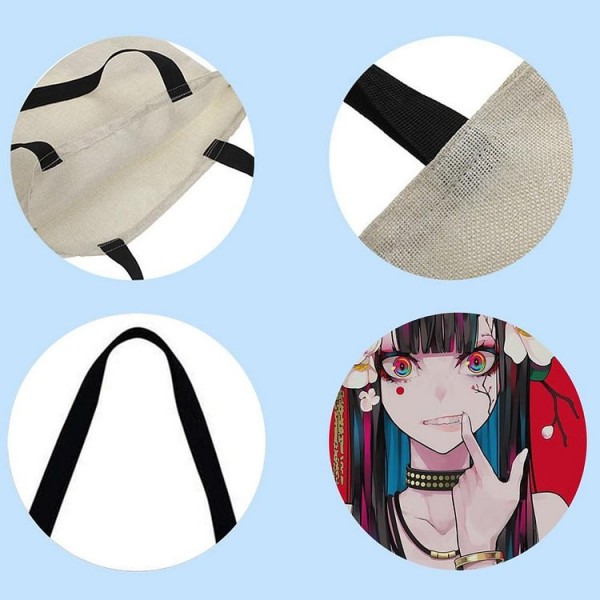 Linen Tote Bag -  anime