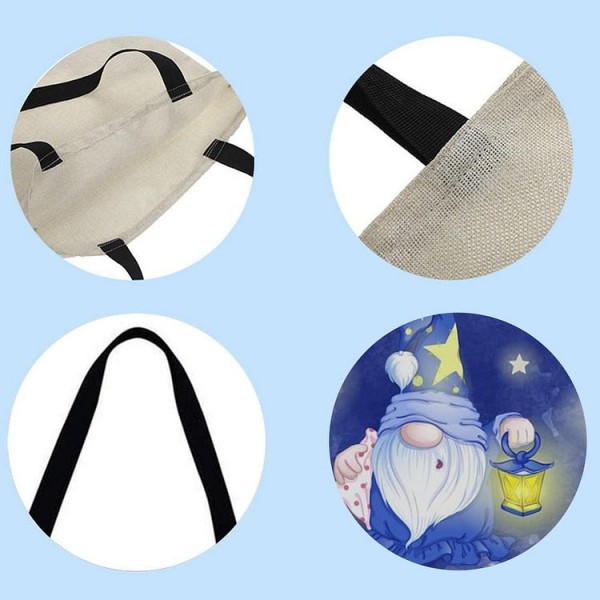 Linen Tote Bag -  Gnome