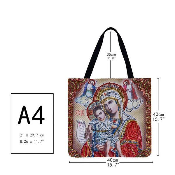 Linen Tote Bag -  catholic