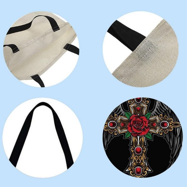 Linen Tote Bag -  Angel