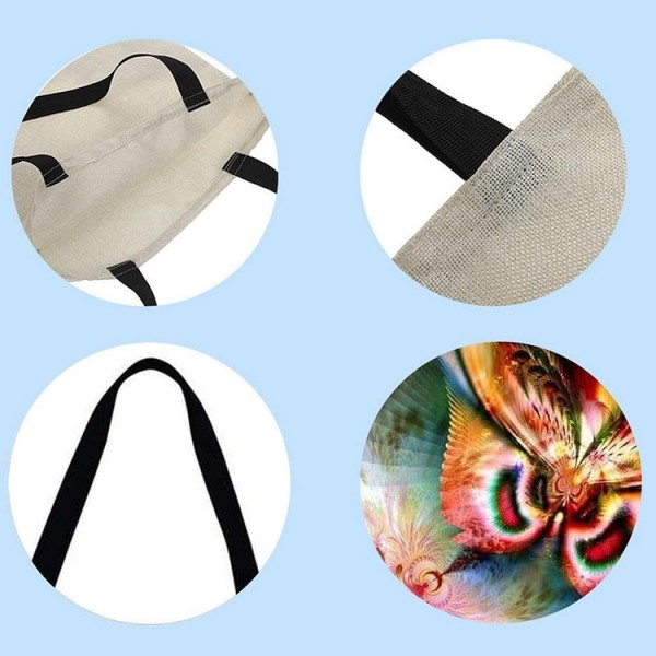 Linen Tote Bag -  Butterfly