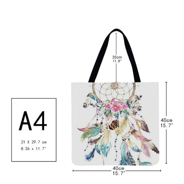 Linen Tote Bag -  Dreamcatcher