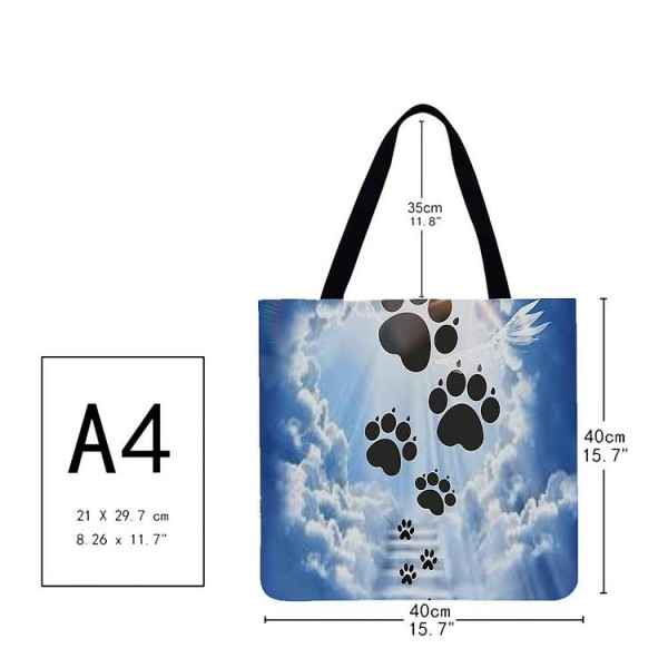 Linen Tote Bag -  Angel