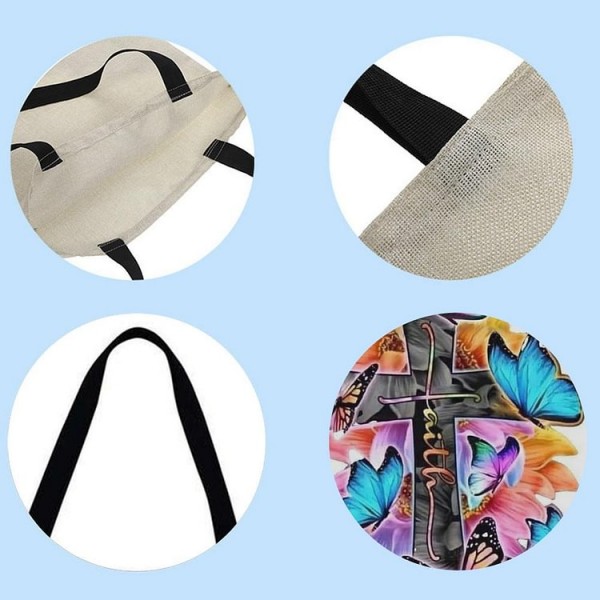 Linen Tote Bag -  Butterfly