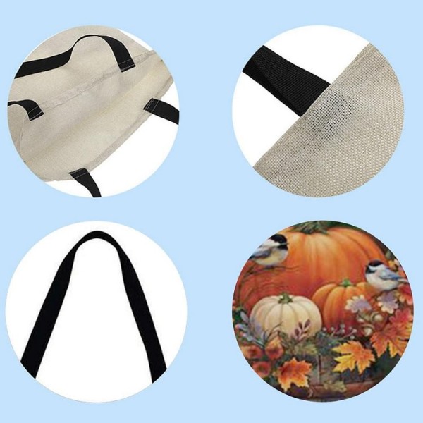 Linen Tote Bag -  autumn