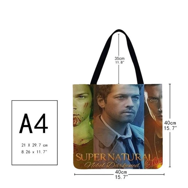 Linen Tote Bag -  American Film and Television