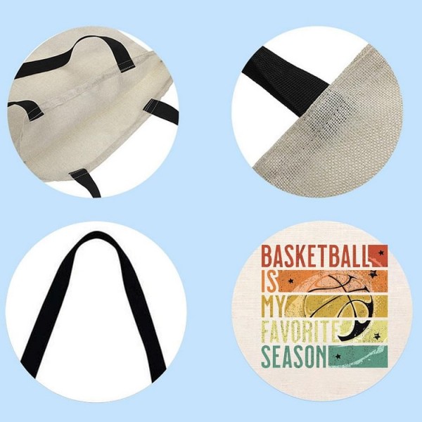 Basketball Is My Favorite Season - Linen Tote Bag