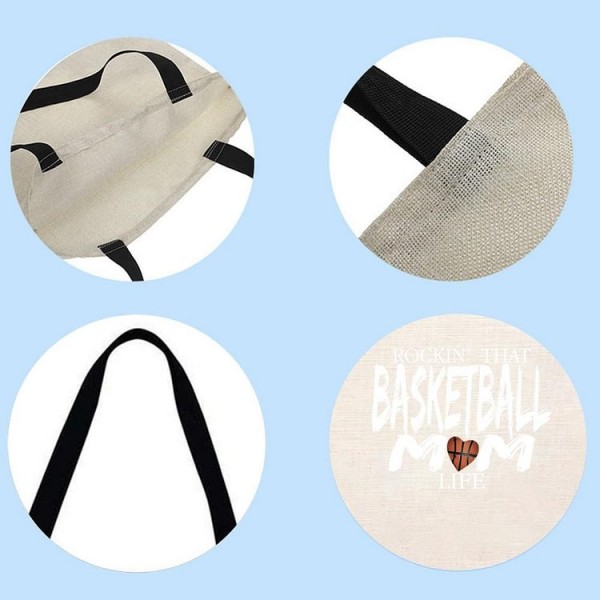Basketball Mom Life - Linen Tote Bag