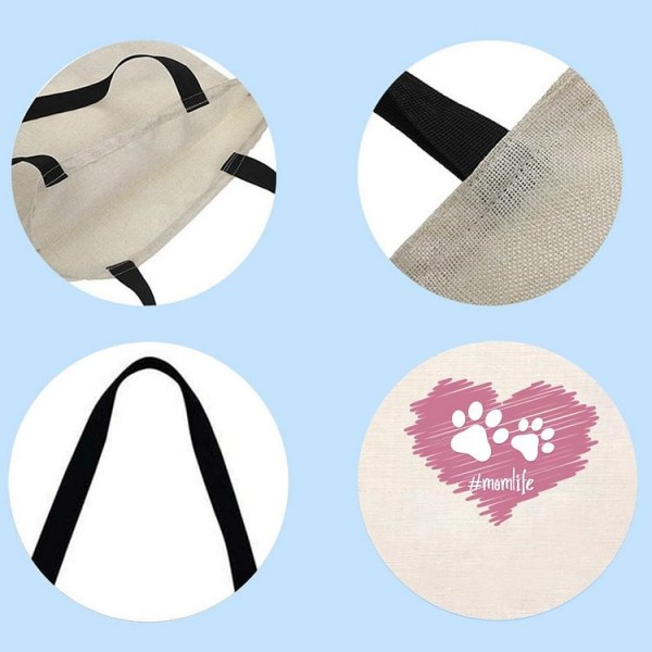 dog - Linen Tote Bag
