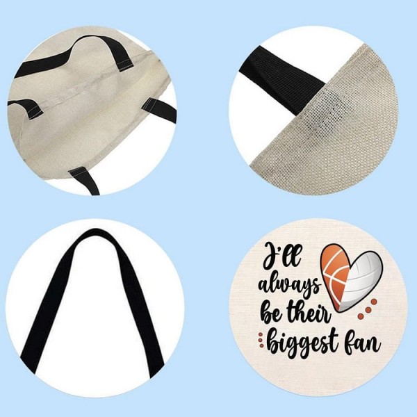 basketball - Linen Tote Bag