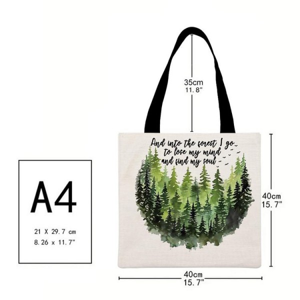 on foot - Linen Tote Bag