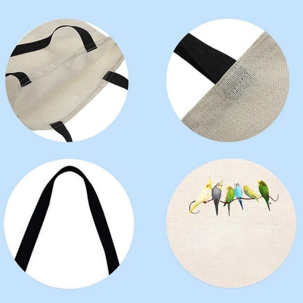 bird - Linen Tote Bag