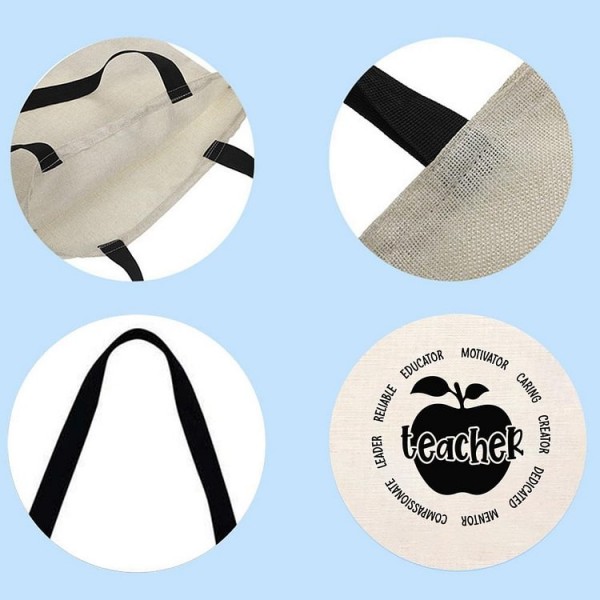 Back to School - Linen Tote Bag