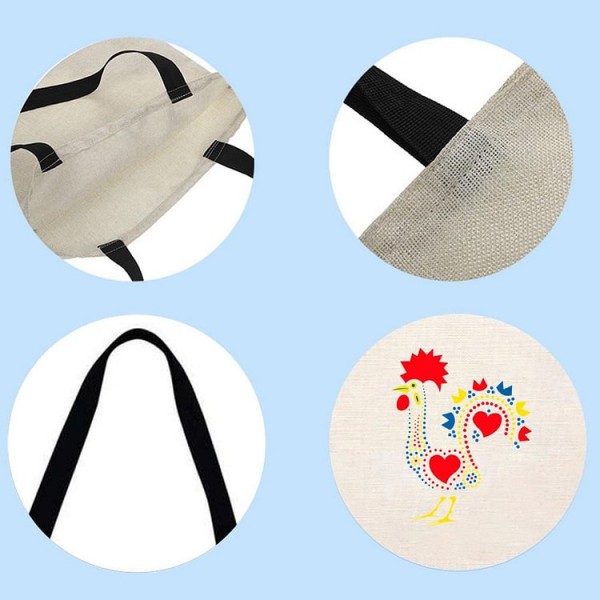 chicken - Linen Tote Bag