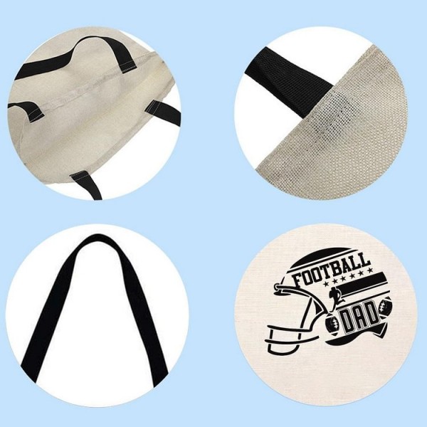 Football Dad - Linen Tote Bag