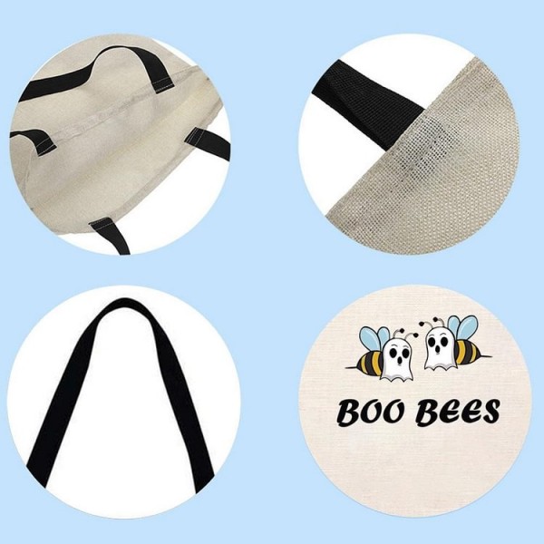 Boo Bees - Linen Tote Bag