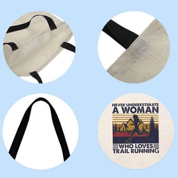 jogging - Linen Tote Bag