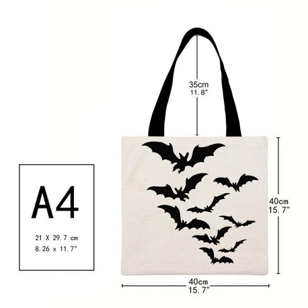 Bat Halloween Costume - Linen Tote Bag