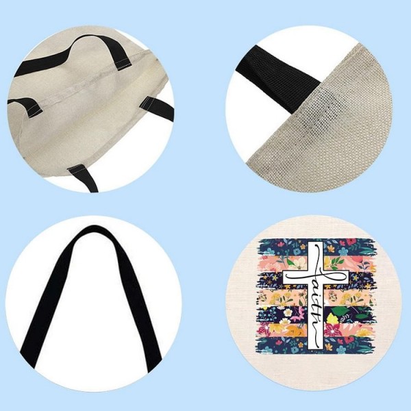Faith - Linen Tote Bag