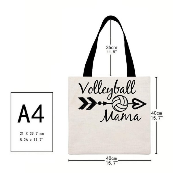 Volleyball Mama - Linen Tote Bag