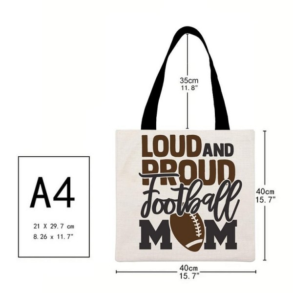 football - Linen Tote Bag
