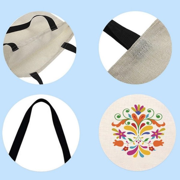 wildflower - Linen Tote Bag