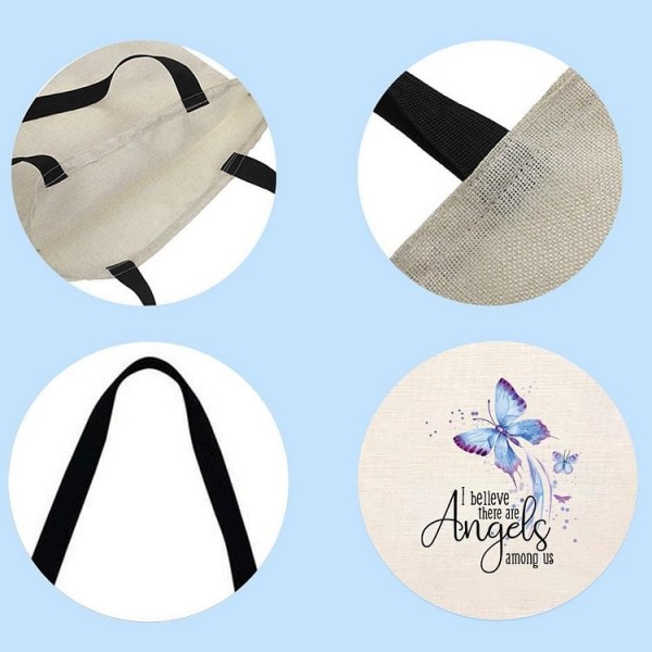Angels among us butterfly - Linen Tote Bag