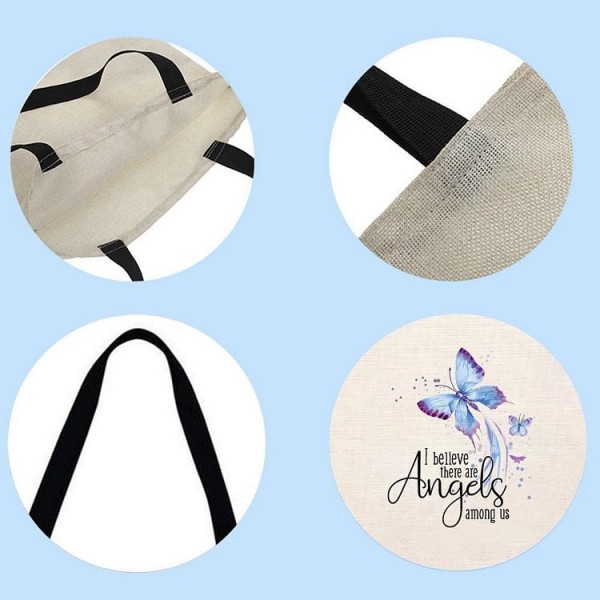 Angels among us butterfly - Linen Tote Bag
